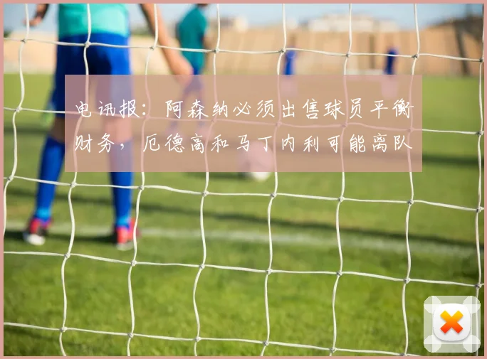 电讯报：阿森纳必须出售球员平衡财务，厄德高和马丁内利可能离队
